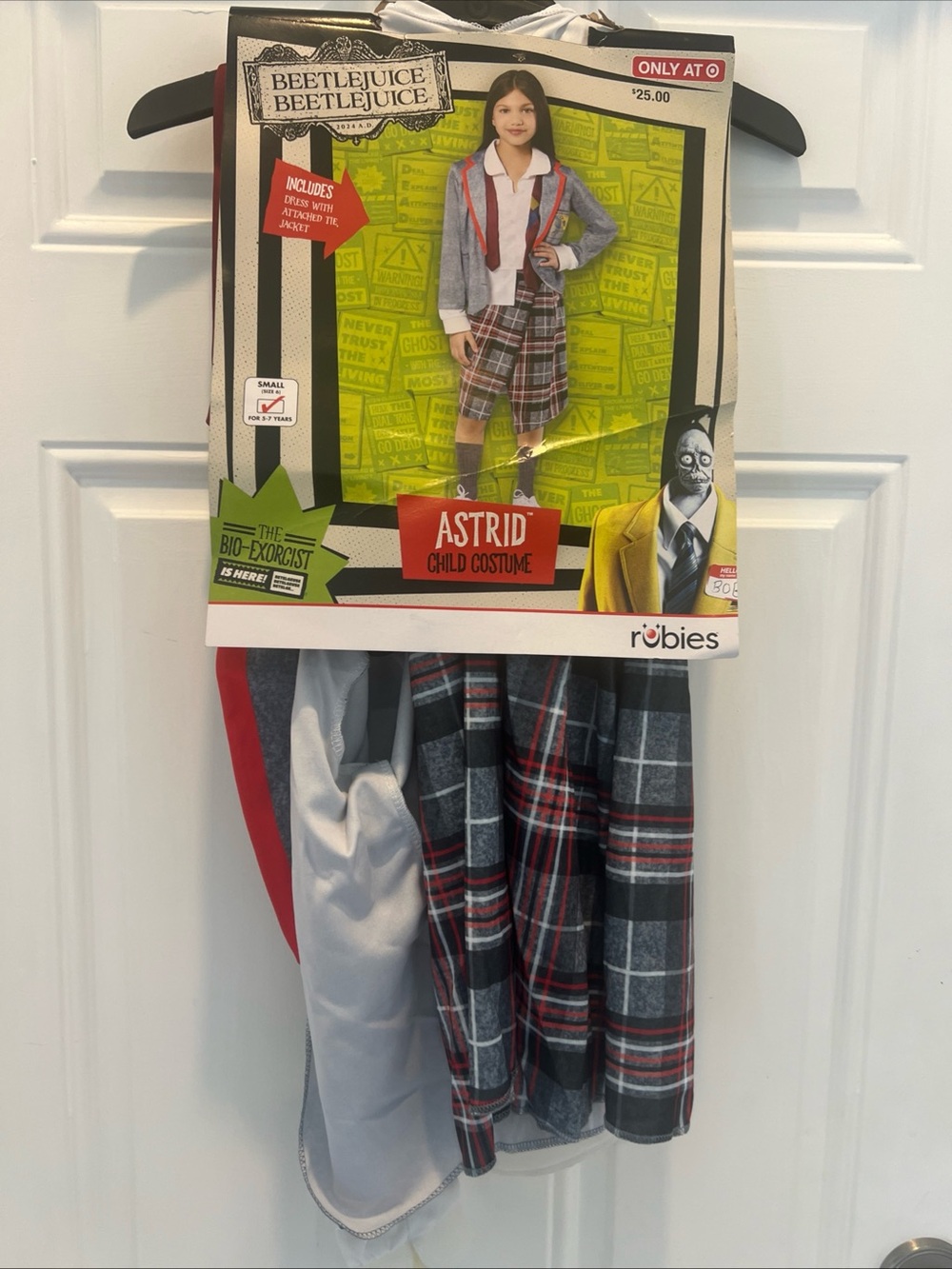 Warner Bros. Kids' Beetlejuice Beetlejuice Astrid School Uniform Costume Size 6